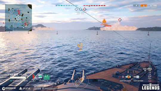 World of Warships: Legends Firepower Deluxe Edition PS4 Game