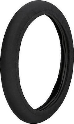 Lampa Car Steering Wheel Cover Protector 2in1 with Diameter 34-45cm Ελαστικό Synthetic Black L3314.6