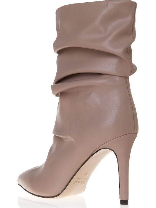 Stiefeletten Damen Beige
