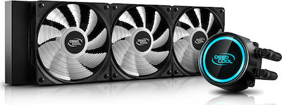 Deepcool GAMMAXX L360 v2 Υδρόψυξη Επεξεργαστή Τριπλού Ανεμιστήρα 120mm για Socket AM4/1200/115x με Μπλε Φωτισμό
