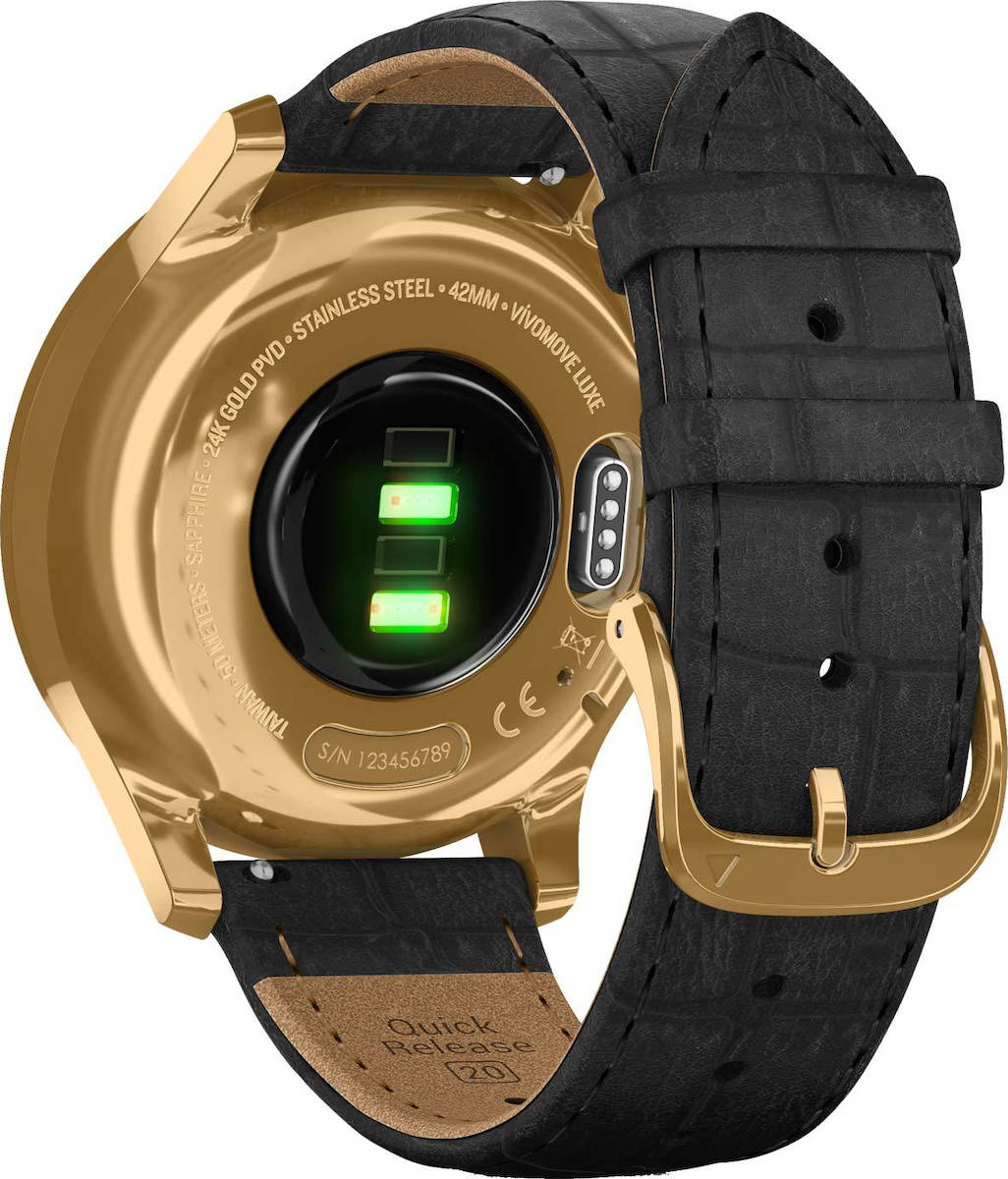 Garmin Vivomove Hr Garmin VÃvomove Hr Premium Gold Garmin VÃvomove