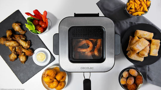 Cecotec Cleanfry Infinity 1500 Фритюрник 1.5лт Сребрист