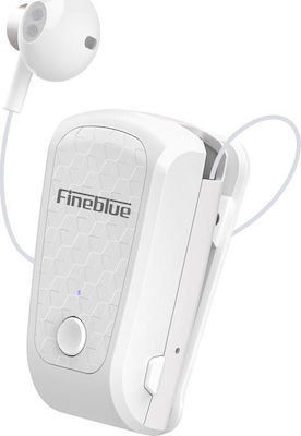 Fineblue FQ-10 PRO Ohrstöpsel Bluetooth-Freisprecheinrichtung Kopfhörer Revers Weiß