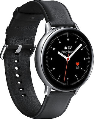 Samsung Galaxy Watch Active2 Неръждаема стомана 44мм Водоустойчив с Пулсомер (Сребрист)
