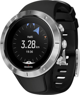 Suunto Spartan Trainer Wrist HR 46mm Waterproof Smartwatch with Heart Rate Monitor (Steel)