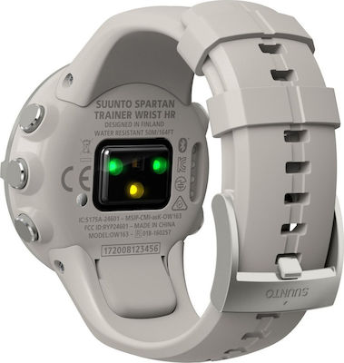 Suunto Spartan Trainer Wrist HR 46mm Smartwatch with Heart Rate Monitor (Sandstone)
