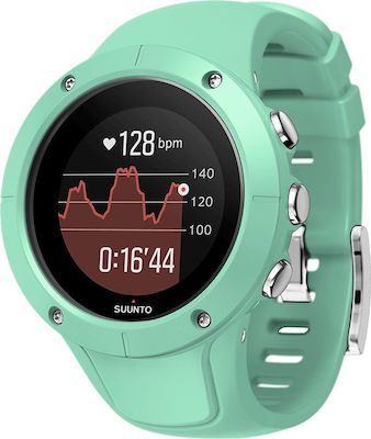 Suunto Spartan Trainer Wrist HR 46mm Waterproof Smartwatch with Heart Rate Monitor (Ocean)