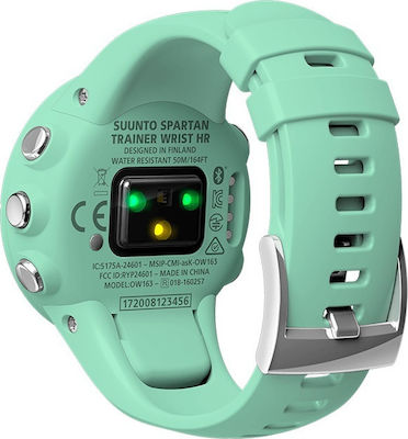 Suunto Spartan Trainer Wrist HR 46mm Waterproof Smartwatch with Heart Rate Monitor (Ocean)