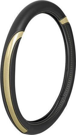 Lampa Car Steering Wheel Cover Celebrity with Diameter 37-39cm Synthetic Gold L3297.7