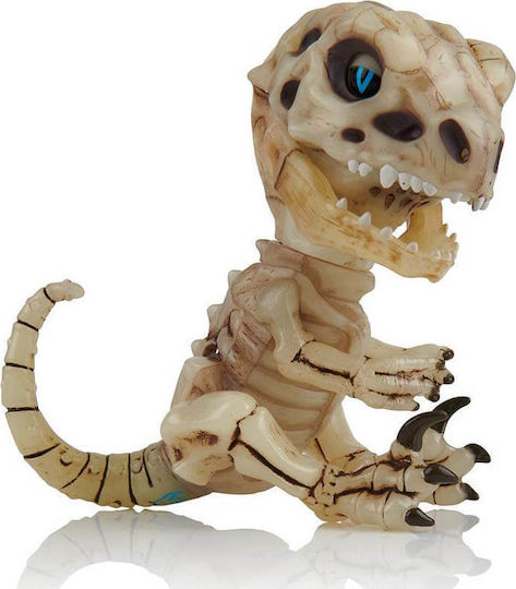 WowWee Miniature Toy Fingerlings Untamed Skeleton Bonehead Raptor Gloom for 5+ Years Old (Various Designs/Assortments of Designs) 1pc