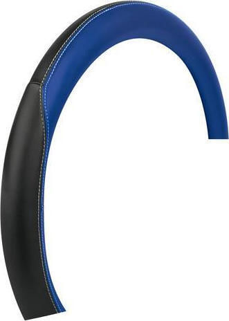 Lampa Car Steering Wheel Cover Club with Diameter 44-46cm Synthetic Blue L9890.6/L9848.9