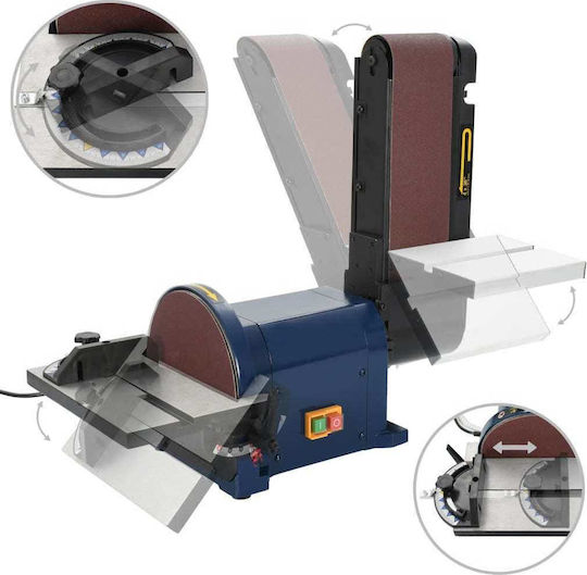 vidaXL Belt/Disk Sander 2850rpm 550W 144832