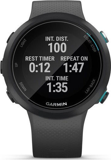 Garmin Swim 2 42mm Αδιάβροχο Smartwatch με Παλμογράφο (Slate)