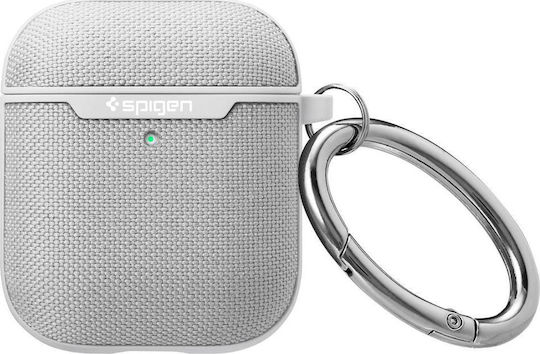 Spigen Urban Fit Silicone Case with Keychain Gray for Apple AirPods