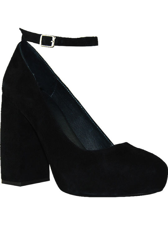 Jeffrey Campbell Suede Black High Heels Phair 0101001448