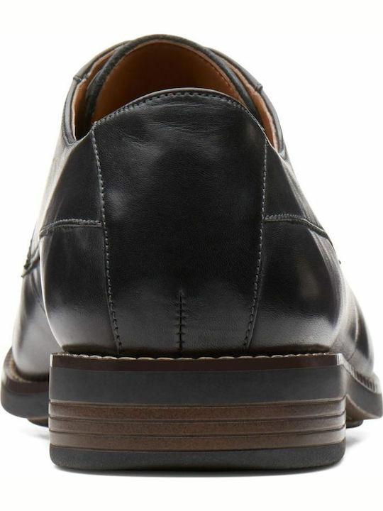 Becken Cap Men's Leather Dress Shoes Black