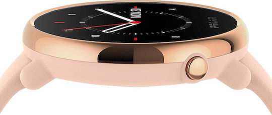 Polar Ignite Oțel inoxidabil 43mm Rezistent la apă Smartwatch (Pink TPU)