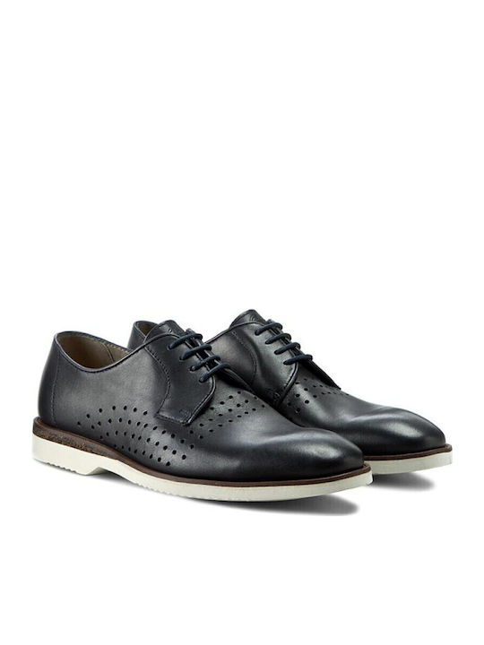 Tulik Edge Men's Leather Oxfords Blue