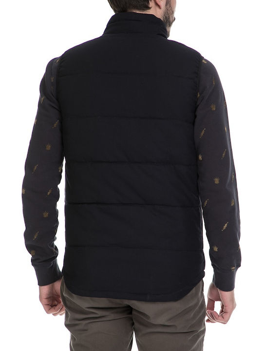 Scotch & Soda Fără mâneci Geacă pentru bărbați Puffer Negru