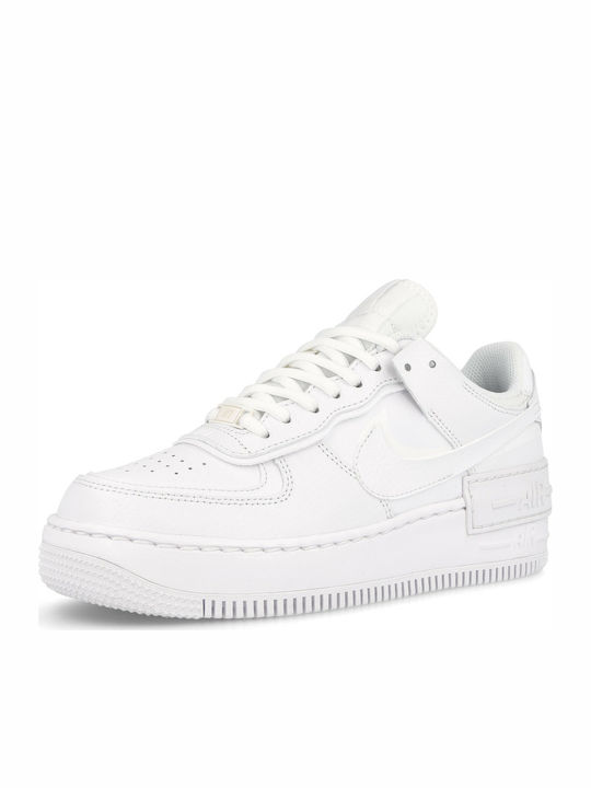 Nike Air Force 1 Shadow Γυναικεία Sneakers Λευκά