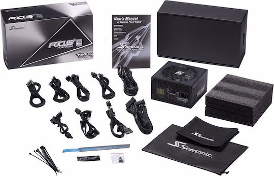 Seasonic Focus-PX 750W Μαύρο Τροφοδοτικό Υπολογιστή Full Modular 80 Plus Platinum