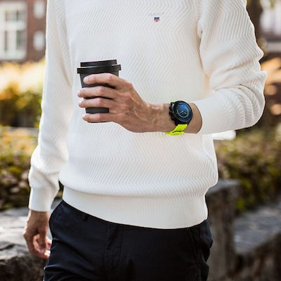 Suunto 9 50mm Smartwatch mit Pulsmesser (Lime)