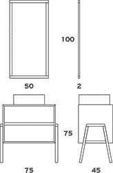 Palette 075 Σετ Μπάνιου με Νιπτήρα και Καθρέπτη Λάττε Zebis - Skroutz.gr