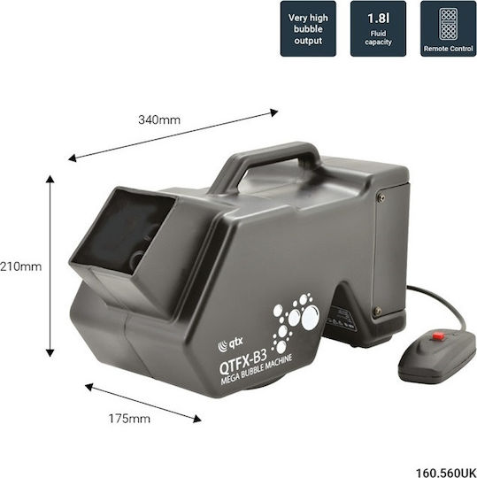 QTX Sound QTFX-B3 Μηχανή Φυσαλίδων