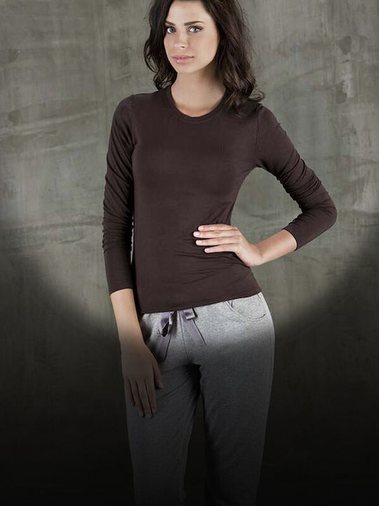 Fimelle Women's Long Sleeve T-Shirt Black