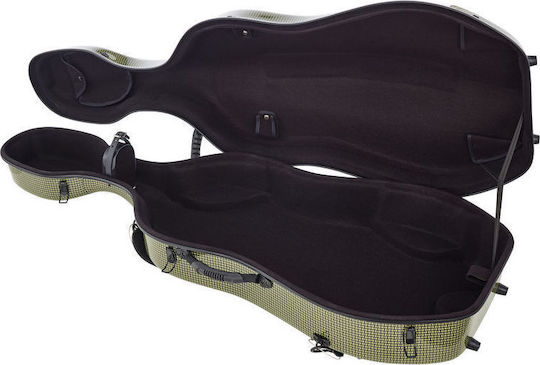 Gewa Idea Aramind Carbon 3.1 Waterproof Suitcase Cello Padded Yellow
