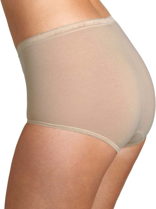 Sloggi Basic Maxi High Waist Boxer Beige