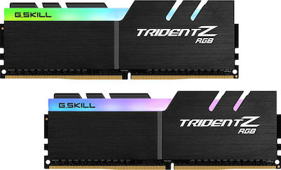 G.Skill Trident Z RGB 16GB DDR4 RAM με 2 Modules (2x8GB) και Ταχύτητα 3600 για Desktop