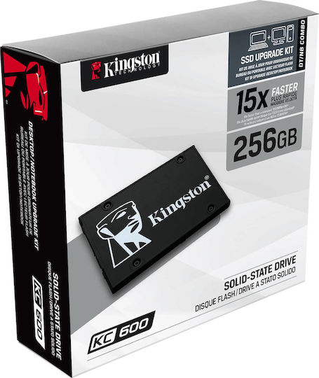 Kingston KC600 SSD 256GB Тип 2.5'' С Връзка SATA III SKC600/256G