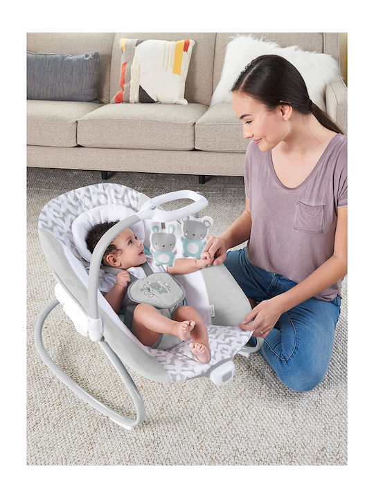 Ingenuity Electric Baby Relax Swing SimpleComfort Cradling Gray for Child up to 9kg