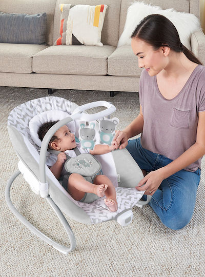 Ingenuity Electric Baby Relax Swing SimpleComfort Cradling Gray for Child up to 9kg