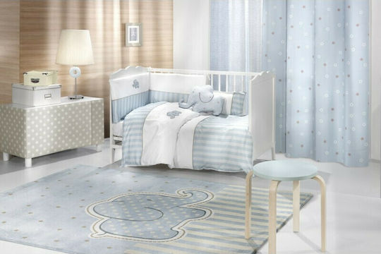Saint Clair Africa Детско килимче Светлосин 115x175см