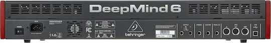 Behringer Synthesizer Deepmind 6 mit 37 Dynamisch Tasten Schwarz