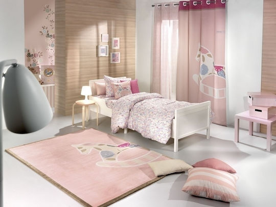 Saint Clair Toy Детско килимче Розов 115x175см