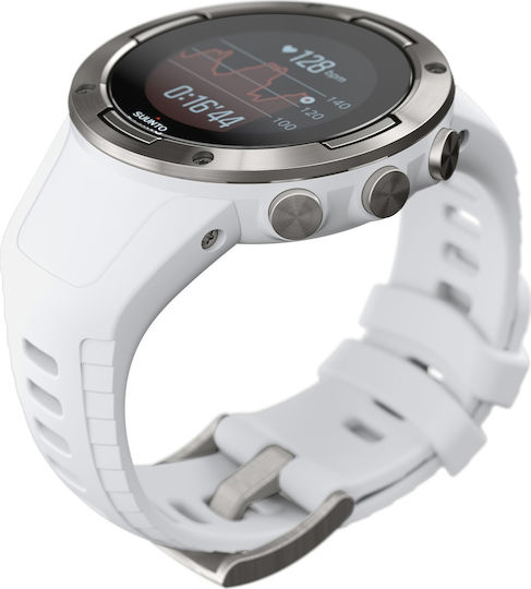 Suunto 5 Oțel inoxidabil 46mm Rezistent la apă Smartwatch cu Pulsometru (Alb)