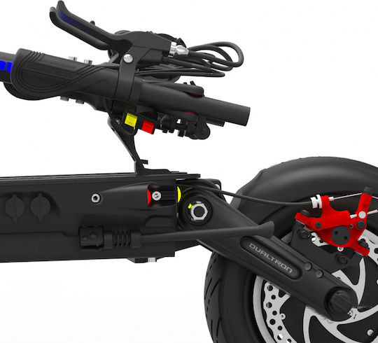 Minimotors Dualtron Thunder 15434 Elektroroller für Kinder mit 80km/h Max Geschwindigkeit und 120km Reichweite in Schwarz Farbe