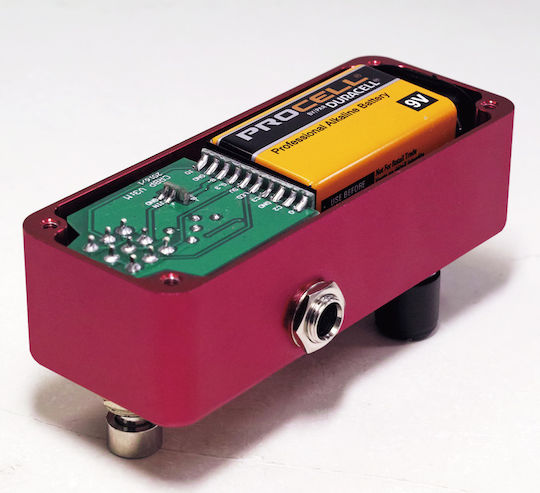 One Control Crimson Red Bass Pedals Preamp Electric Bass