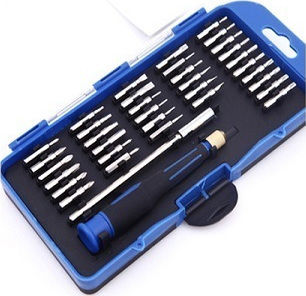 Screwdriver with 36 Magnetic Interchangeable Tips