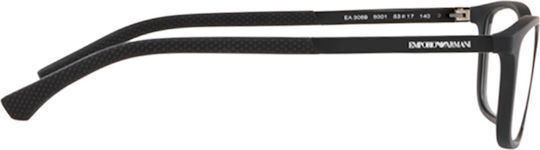 Emporio Armani Plastic Eyeglass Frame Black EA3069 5001