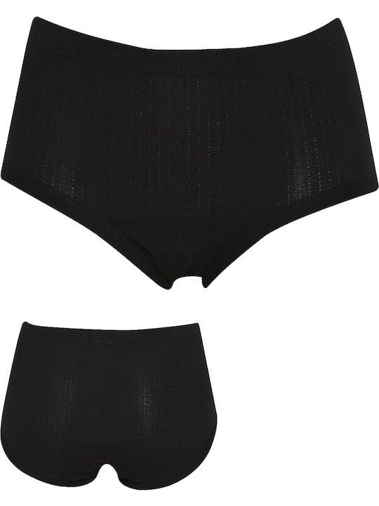 High-waisted Women's Boxer Black