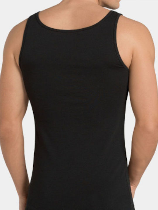 24/7 Sh02 Men's Undershirts Sleeveless in Black Color 2Pack