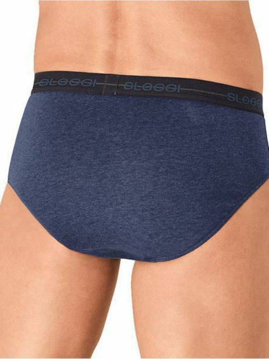 Start Midi Men's Slips Navy / Blue 2Pack