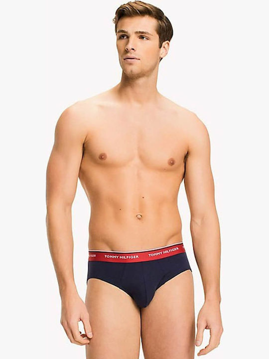 Tommy Hilfiger Premuim Essentials Ανδρικά Σλιπ Μπλε Μονόχρωμα 3Pack