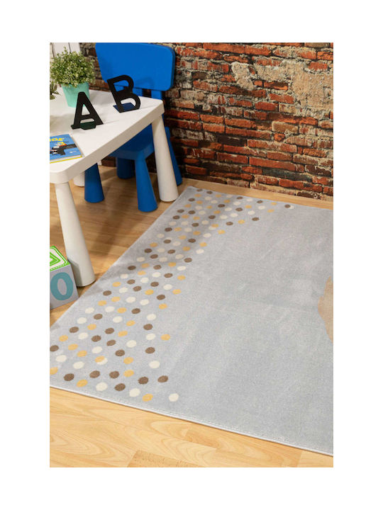 Ezzo 8612 Kids Rug Albastru deschis 160x230cm Thickness 12mm