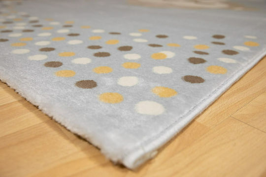 Ezzo 8612 Kids Rug Albastru deschis 160x230cm Thickness 12mm