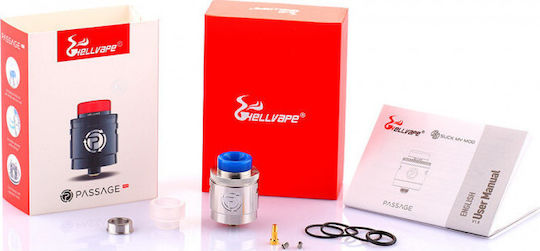 Hellvape Passage Verdampfer für Elektronische Zigaretten RDA 24mm Black
